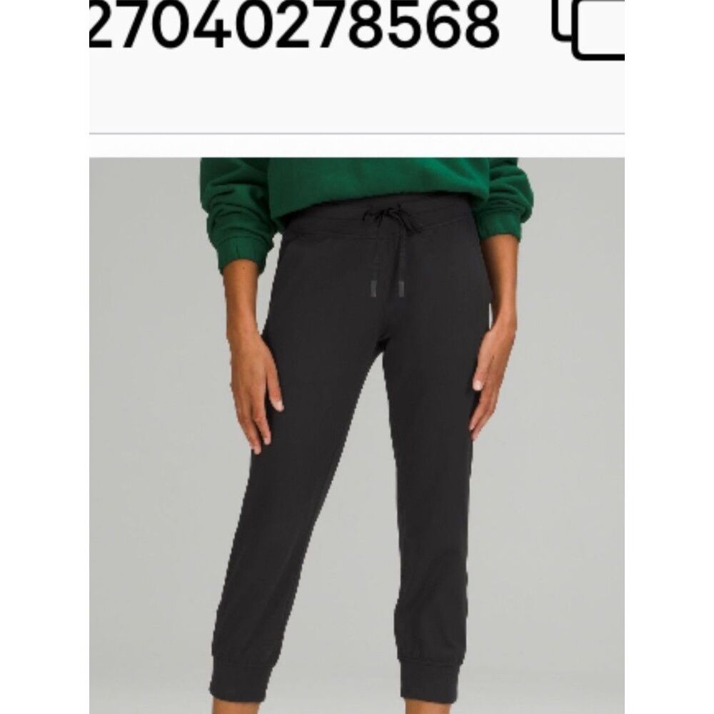 lululemon athletica Black Drawstring Jogger Pants - Picture 1 of 4